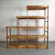 Pine staircase shelf design bauhaus circa 80