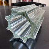 Molded glass vase from the 50s