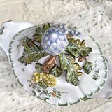 Hand-decorated earthenware soup tureen, Lallier Pottery