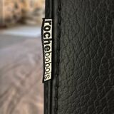 ROCHE BOBOIS Black leather sofa ULTIMATE model