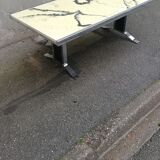 Vintage chrome and bakelite coffee table
