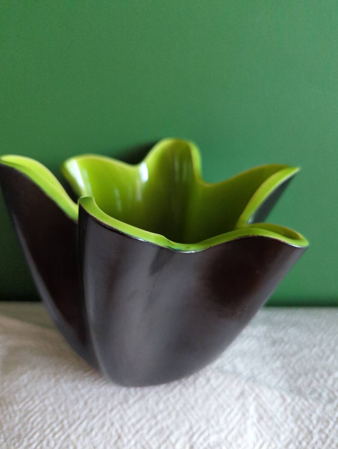 Vase céramique signé Elchinger