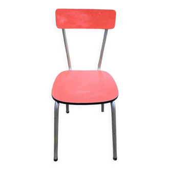Red formica chair