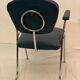 Industrial tubular art deco chair