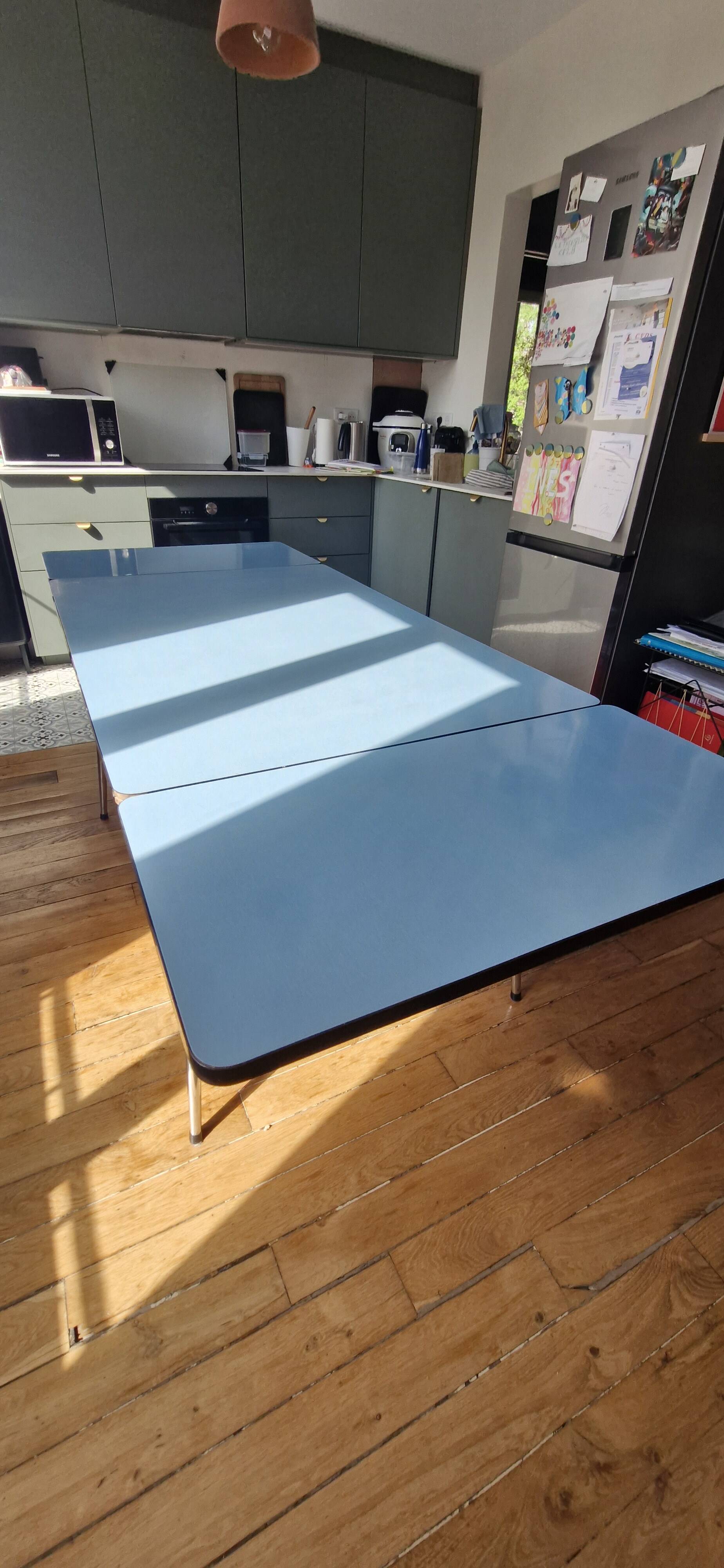 Extensible dining table, formica, 1970s