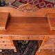 Vintage Vanity Desk, unique hand carved, Chiang Mai teak wood