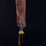 African Art Africa Tribal - Fanti Ethnic Fertility Doll from Ghan on base - 36 cms