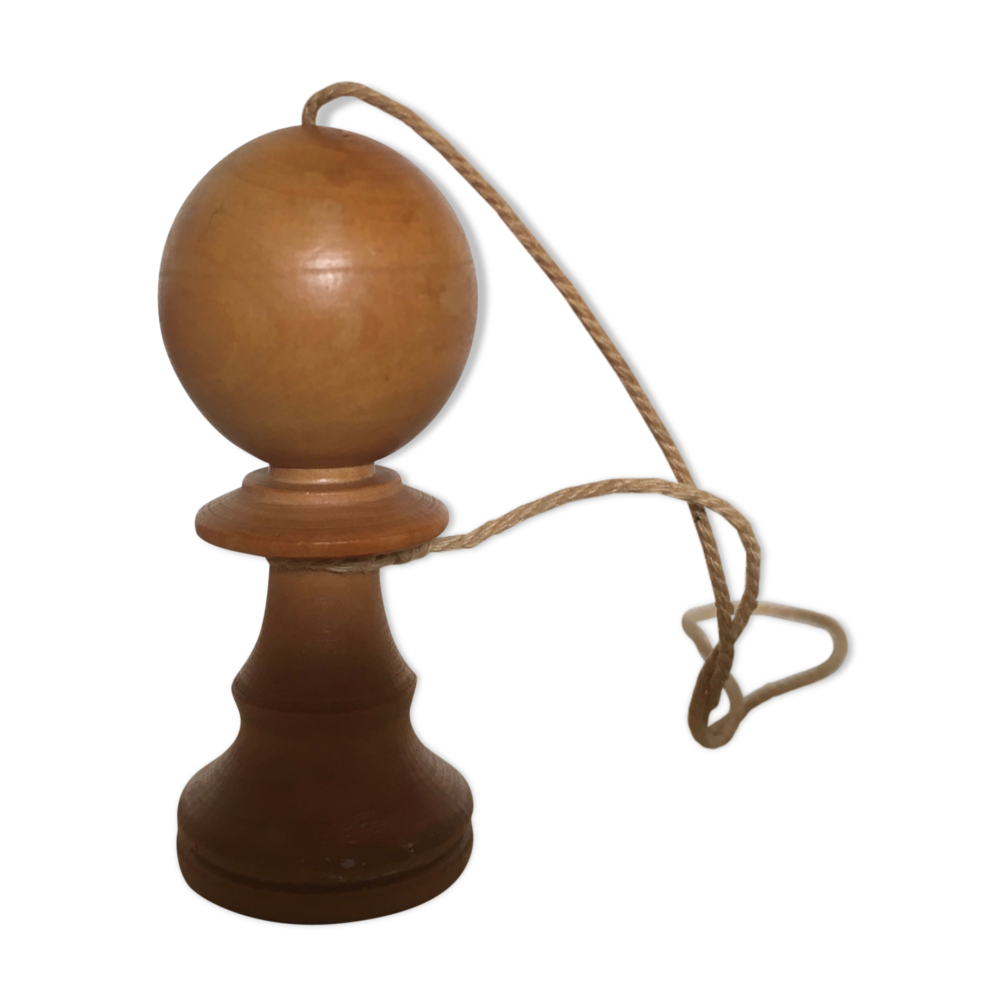Bilboquet XS en buis tourné