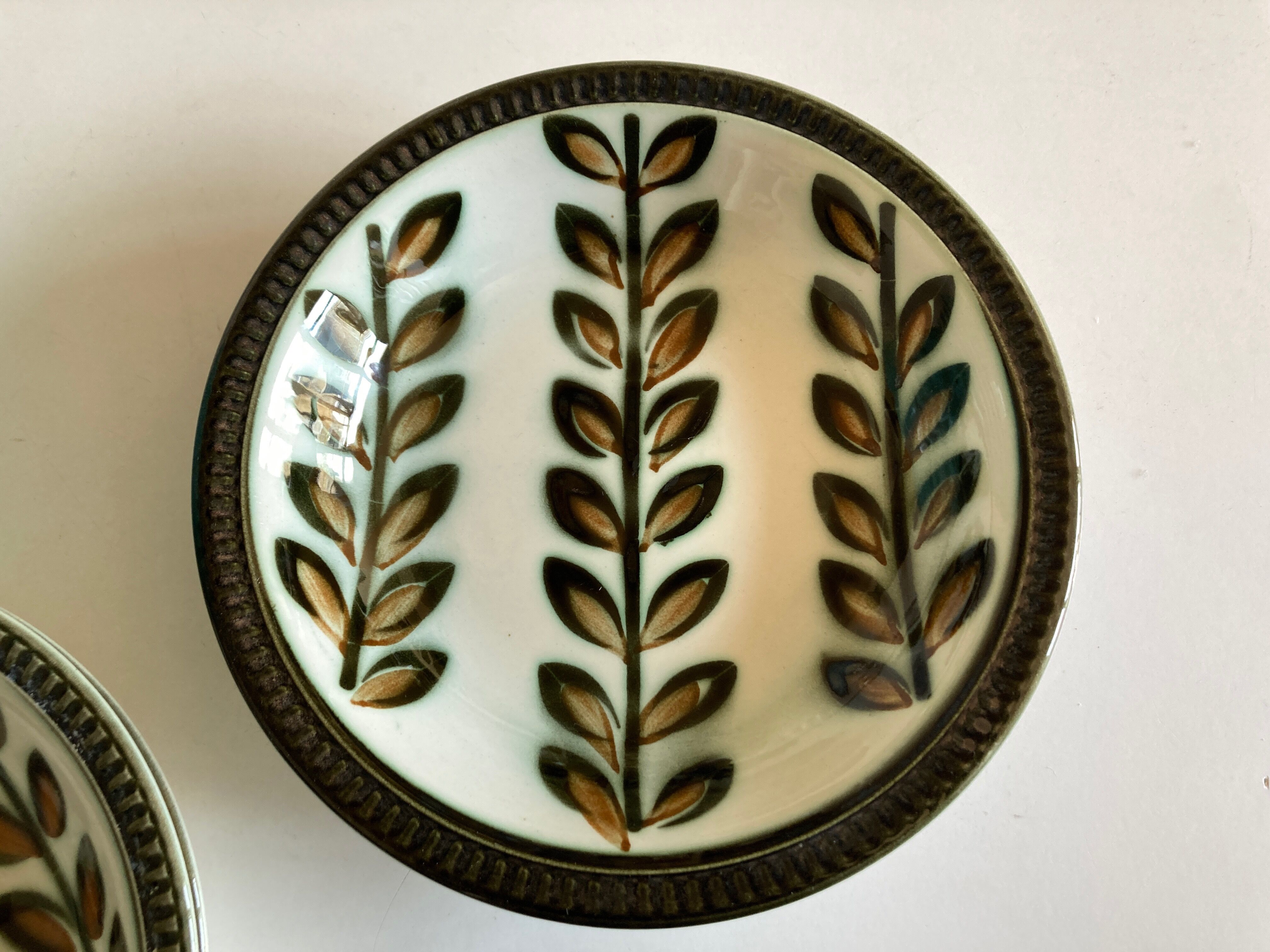 Set of 5 plates cap Rambouillet 1960 de Boch 1841 1966