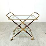 Vintage italian serving trolley style Cesare Lacca, 1950s