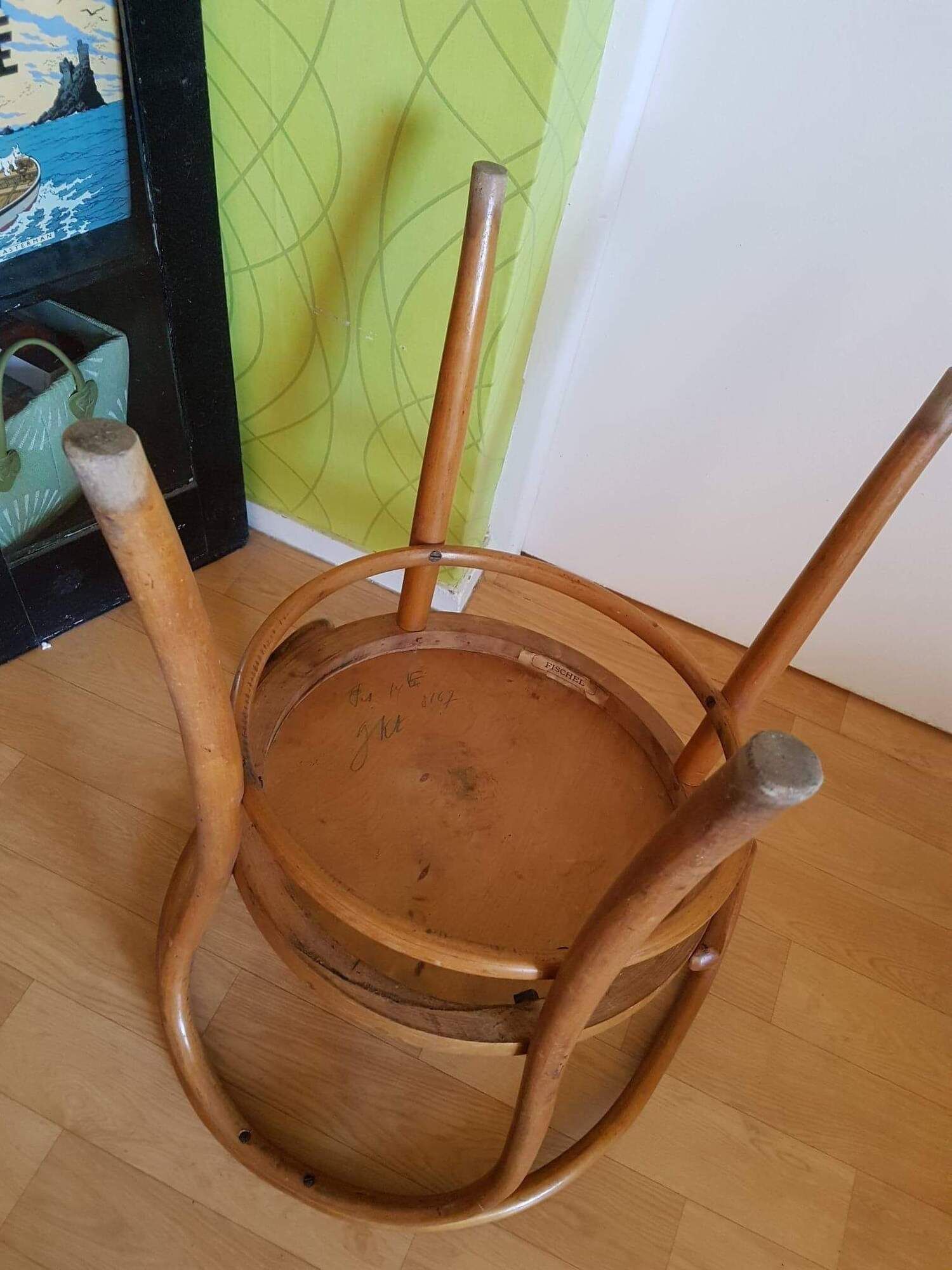 Chair 209 Fischel bentwood produced between 1920 and 1949