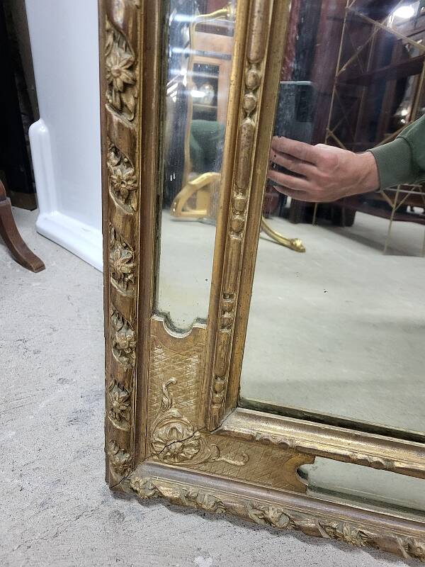 19th century gilded mirror ref. I