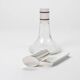 Riedel Mesa Elegant Silver & Crystal Carafe, Decanter, Pitcher, Italy, 1980s