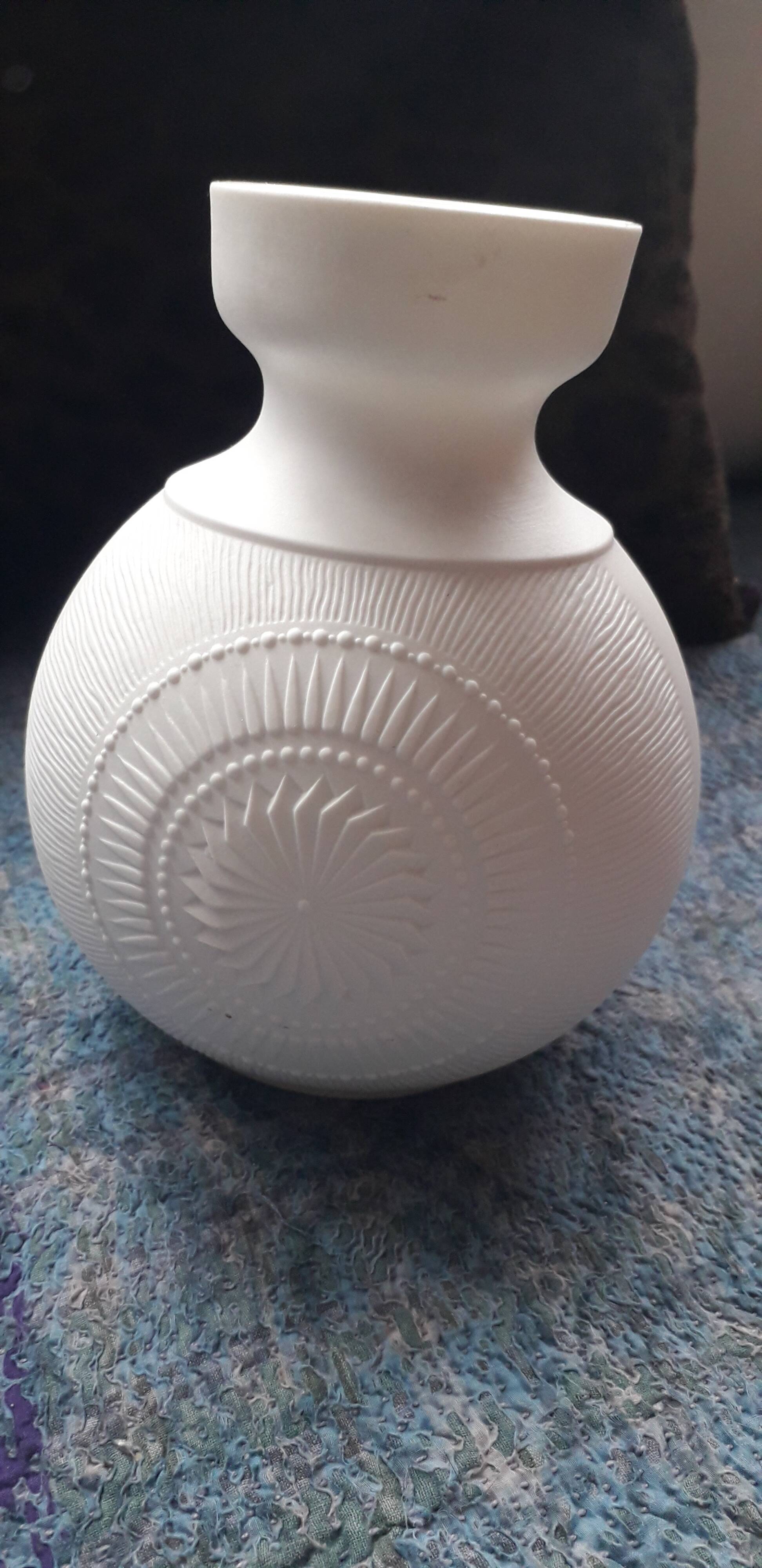 Vintage Scandinavian vase signed