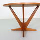 Søren Georg Jensen  Teak Round Coffee Table for Kubus, 1960 Denmark