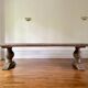 Monastery table - sun - in solid old oak - length 375 cm
