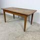 Antique French Cherrywood Farmhouse Dining Table with Drawer