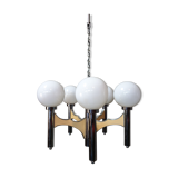 Vintage chrome ceiling lamp