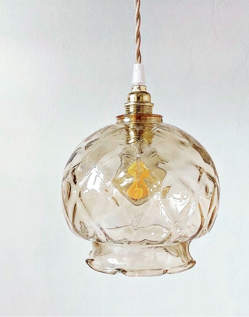 Baladeuse vintage ambrée