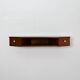 Scandinavian wall-mounted nightstand in mahogany with Bakelite knobs