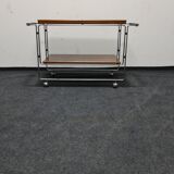 Vintage palisander  extending side table trolley