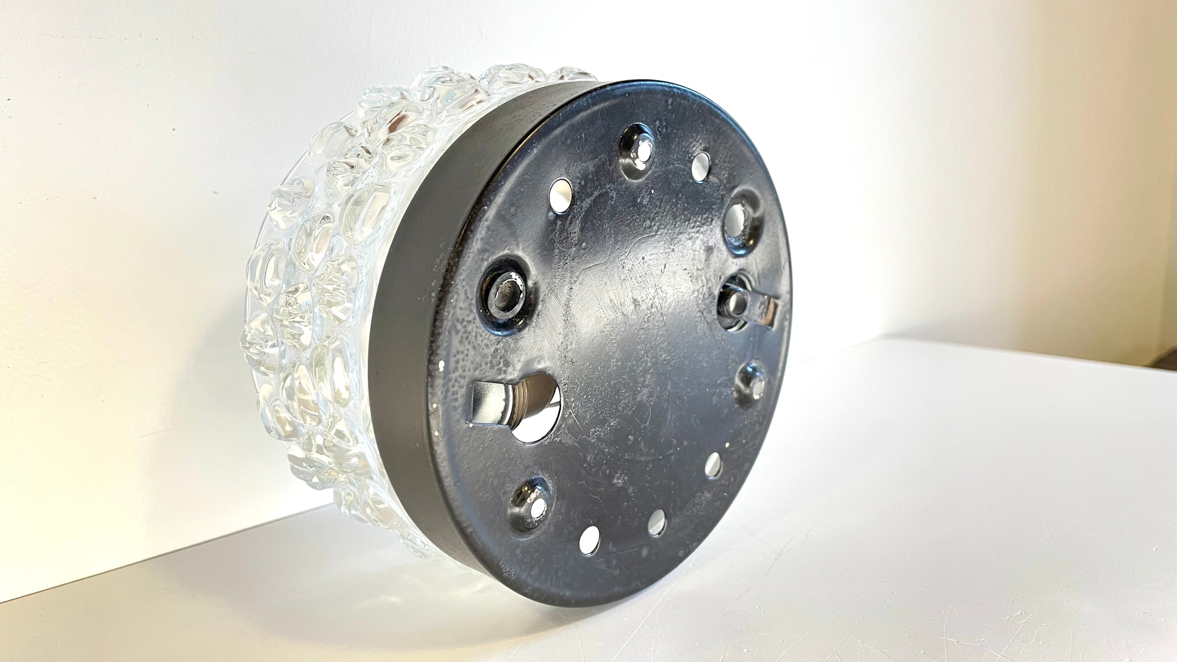 Ceiling lamp geometric design years 60s