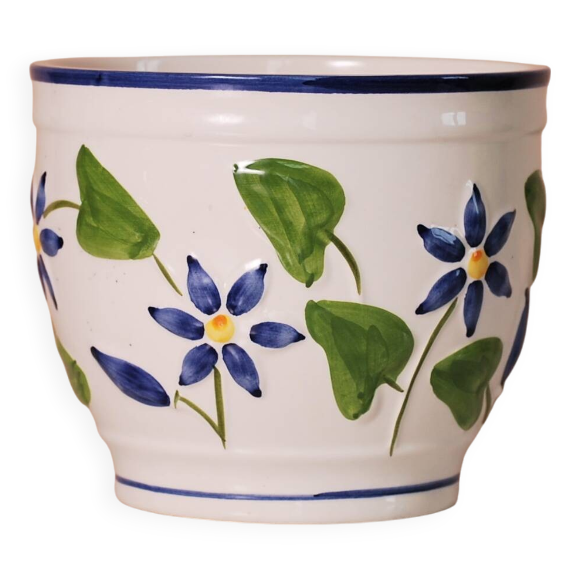 painted flowerpot