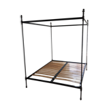 Wrought iron canopy bed