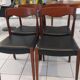 Set of 4 vintage Scandinavian teak chairs from the 1970s