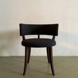 Side chair with curved backrest, denmark, 1930s