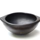 Empty colombian chamba black ceramic pocket, 70s