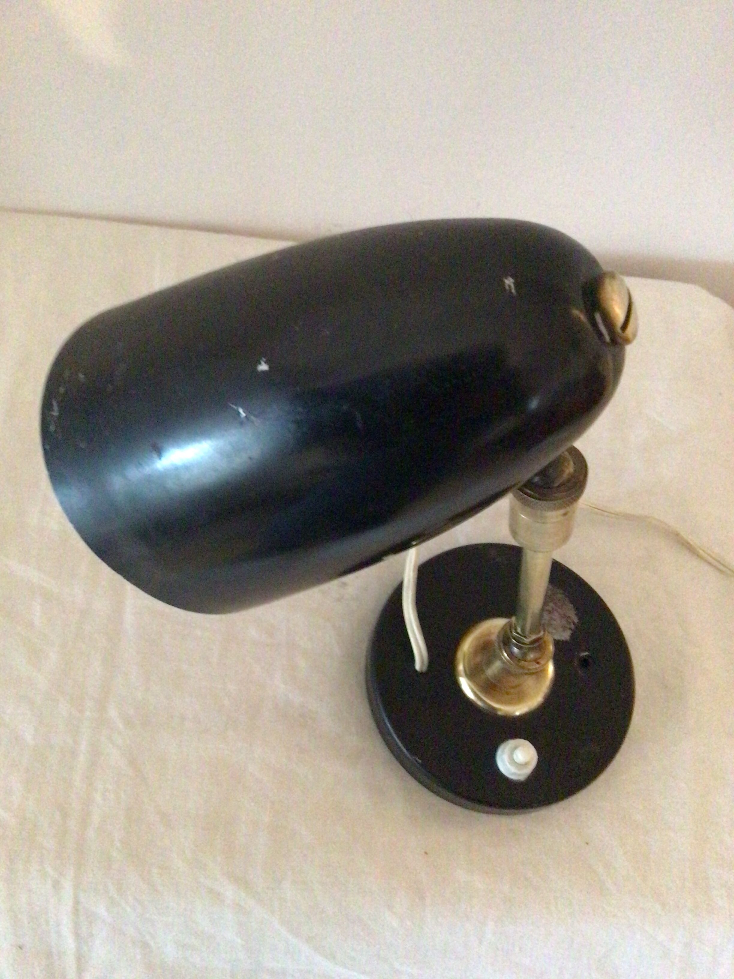 Vintage black articulated lamp