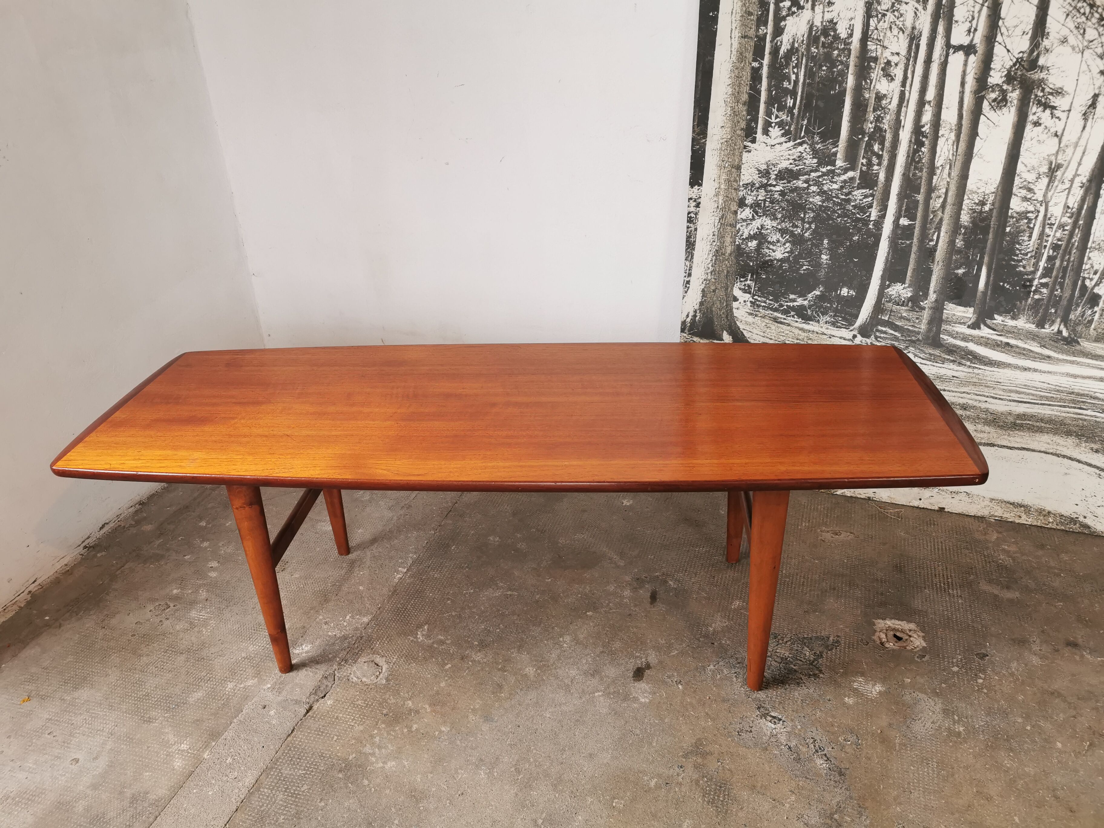 Scandinavian teak coffee table Alberts Tibro