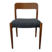 Model 75 Chair in Oak by Niels Otto Møller for J.L. Møllers, 1960s