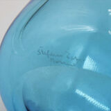 Vase sculpture en verre femme buste Stefano Toso Murano 19670's