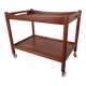 Teak tea cart by Hans J. Wegner for Andreas Tuck, Denmark, 1950s.