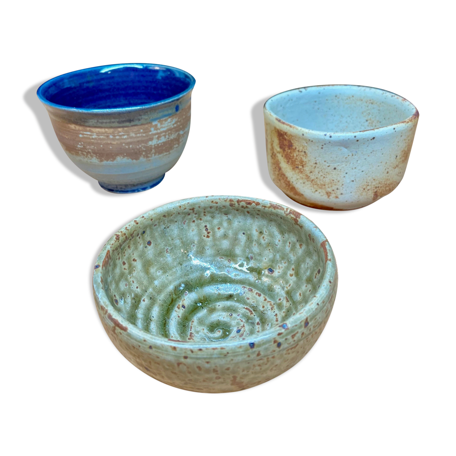 Set of 3 stoneware bowls