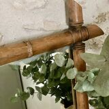 Bamboo style mirror