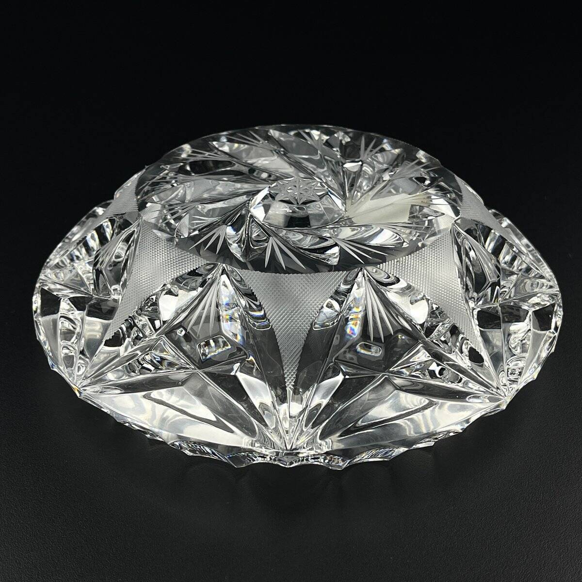 Bohemian glass ashtray by Bohemia Crystal, 1990s