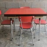 Vintage formica table and 4 chairs