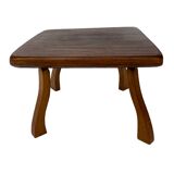 Vintage wooden tree trunk stool plant stool