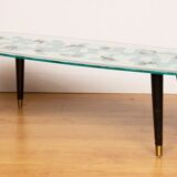 Glass zodiac table