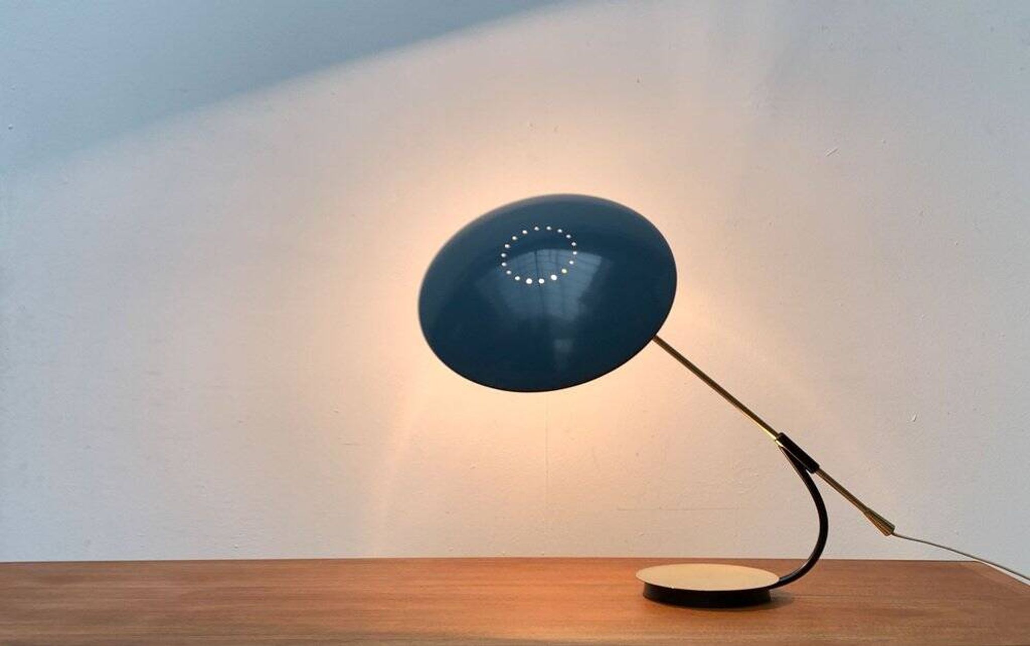 German Mid-Century table lamp 6775 by Christian Dell for Kaiser Idell, 1960s