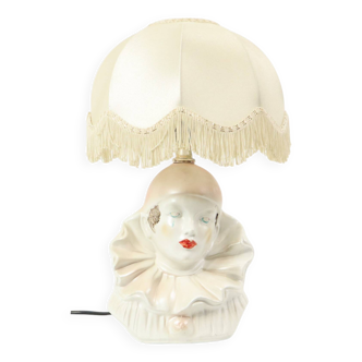 Lampe de table Pierrot années 1970 en résine laquée, France