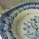 Plat en faience modele ondule de delft blauw hollande
