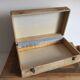 Ensemble de 3 boites en bois toilette de pension vintage