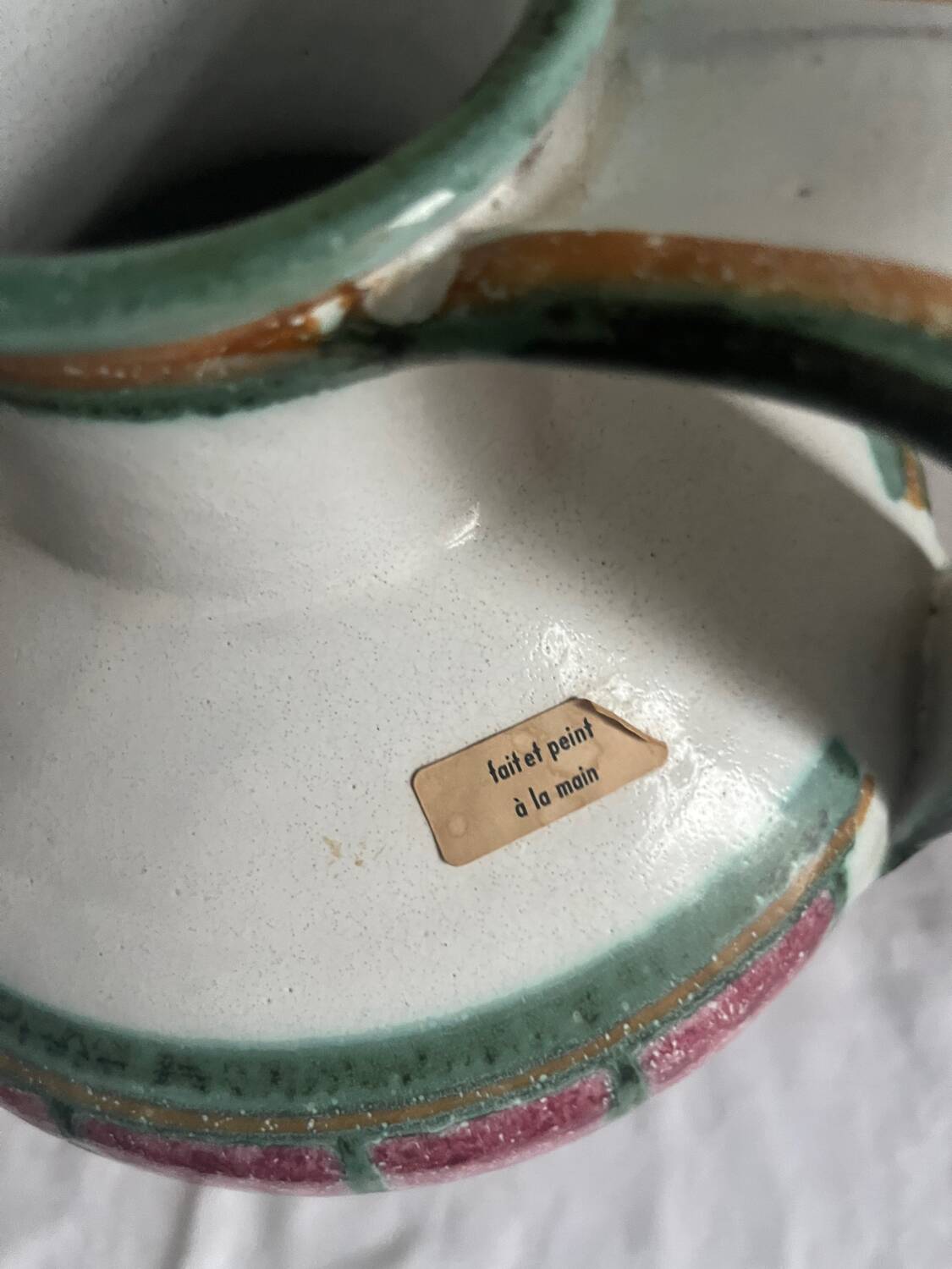 Ancient ceramic pitcher vase