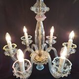 large Murano glass chandelier Venice.
