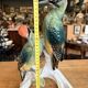 Pair of green porcelain birds by Karl Ens – Germany, 20th century
