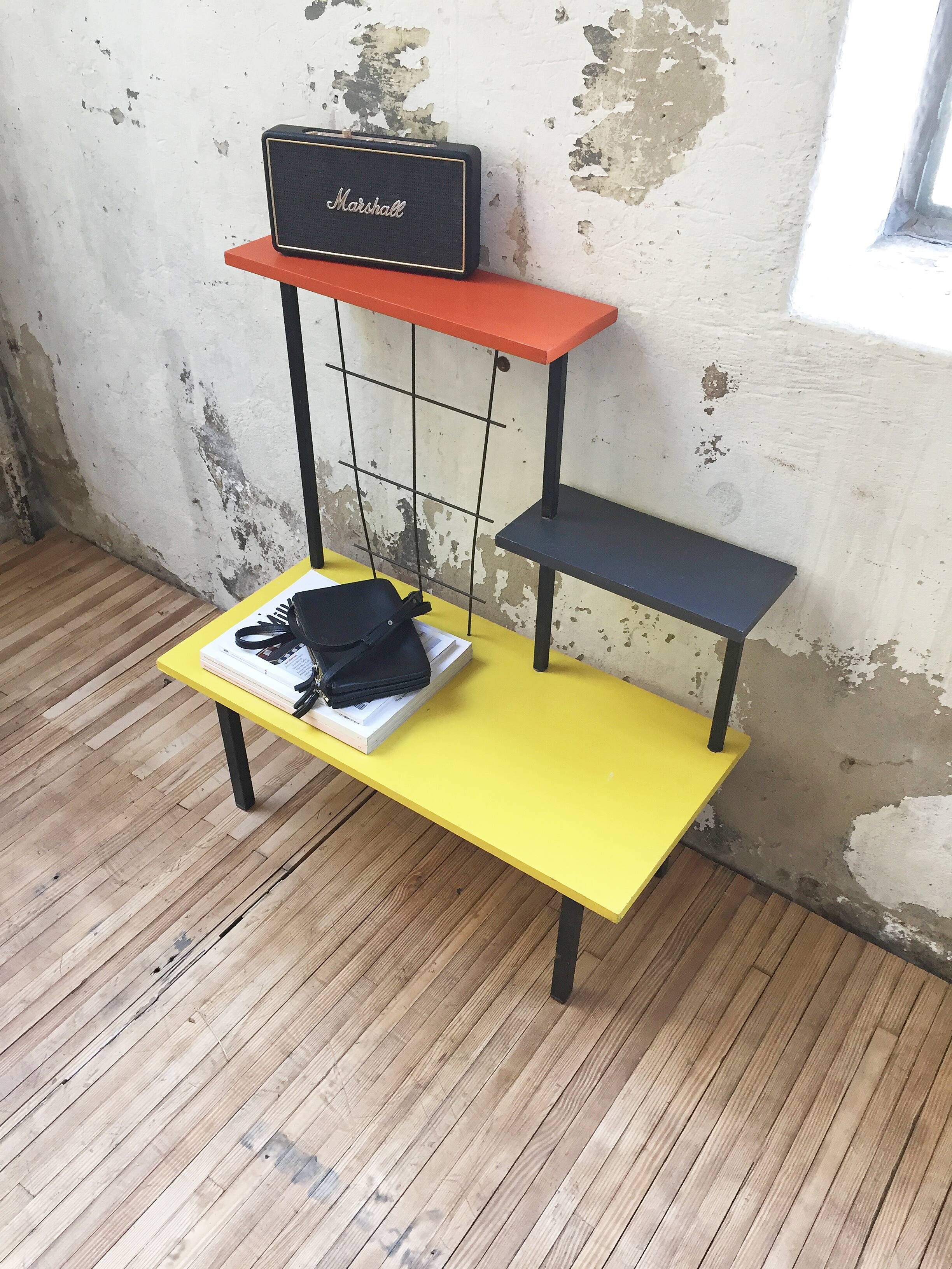 Plant shelf vintage door